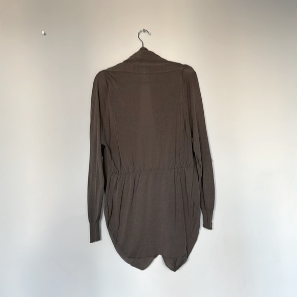 Covet Cardigan - silk and cotton, drapey, grey, thin and light - xs - Picture 2 of 4